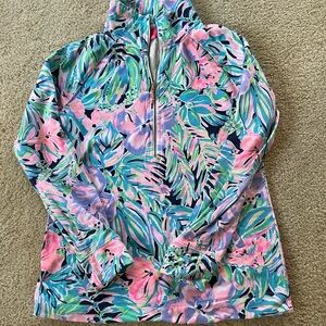 Lilly Pulitzer Floral Print Pullover Hoodie